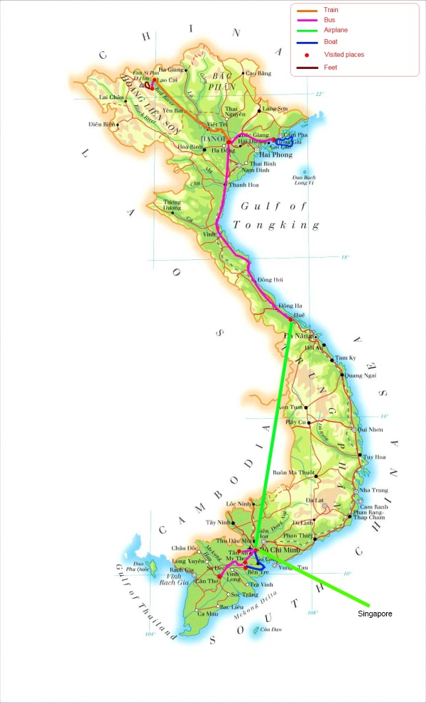 Vietnam Map
